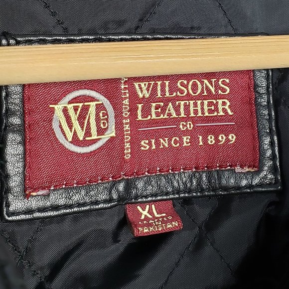 Wilsons Leather Heavy Riding Jacket XL - Picture 9 of 9